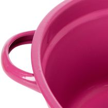Itens Vaso de metal para plantas, decoração de primavera para sala de estar, 25 cm, conjunto de 3 peças.