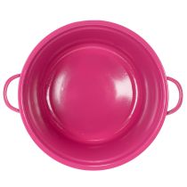 Itens Vaso de metal para plantas, decoração de primavera para sala de estar, 25 cm, conjunto de 3 peças.