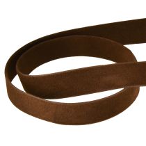 Itens Fita de veludo marrom fita decorativa 15mm 7m