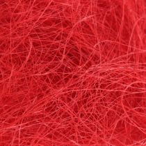 Vermelho sisal, decoração natalina, lã de sisal 300g