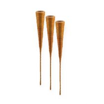 Saco de sisal laranja Ø 3,5 cm C 40 cm 5 unidades