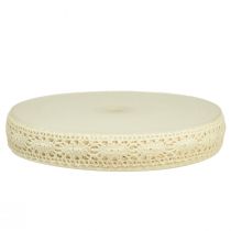 Itens Fita de renda creme fita de crochê fita decorativa L18mm C20m