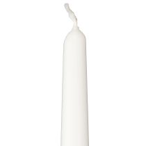 Itens Velas cônicas 250/23 velas brancas 12 peças