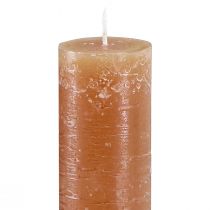 Itens Velas cônicas velas de mesa em caramelo 34mm x 300mm 4 un