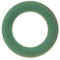 Itens Anel de espuma floral OASIS® verde H3cm Ø25cm 6 peças