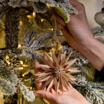 Itens Estrelas de papel com barbante de juta para decoração festiva