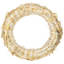 Itens Guirlanda de palha em branco pequena guirlanda de palha 15cm 3cm 10 peças