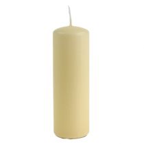 Itens Velas pilar creme Velas H145mm Ø50mm creme 12un