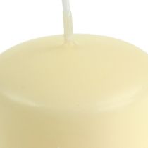 Itens Velas pilar creme Velas H145mm Ø50mm creme 12un