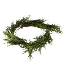 Itens Guirlanda de abeto Thuja verde com frutos, enfeite decorativo para pendurar, decoração de Natal, guirlanda artificial festiva, 175 cm de comprimento.