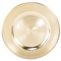 Itens Pratos decorativos redondos pequenos e brilhantes, 17 cm, conjunto de 6 peças