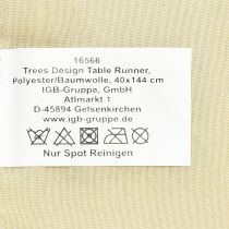 Itens Caminho de mesa pinheiros de Natal verdes 140x41,5cm