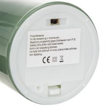 Itens Abajur de mesa LED com estampa floral para iluminação elegante da sala de estar, 23 cm