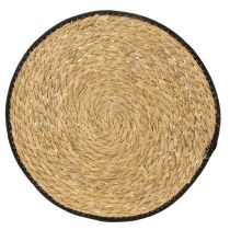 Itens Jogo americano de mesa, em junco, redondo, Ø35cm, 4 peças