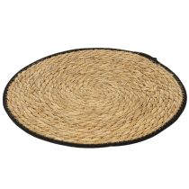 Itens Jogo americano de mesa, em junco, redondo, Ø35cm, 4 peças
