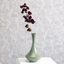 Itens Vaso com formato elegante e curvo, decorativo para interiores modernos, 33 cm