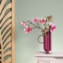 Itens Vaso fino e moderno para decoração de mesa elegante, vaso decorativo exclusivo, design marcante, 31 cm