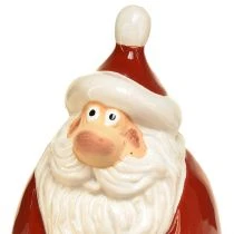 Itens Figura do Papai Noel em vermelho 13 cm - decoração de Natal ideal para um ambiente festivo - 2 peças