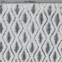 Itens Tigela de zinco com padrão de diamante, 22 cm × 12 cm