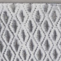 Itens Tigela de zinco com padrão de diamante, 26 cm x 15,5 cm