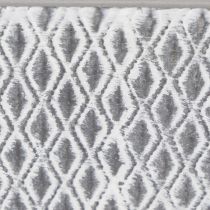Itens Tigela de zinco com padrão de diamante, 30 cm × 18 cm, altura 15 cm.