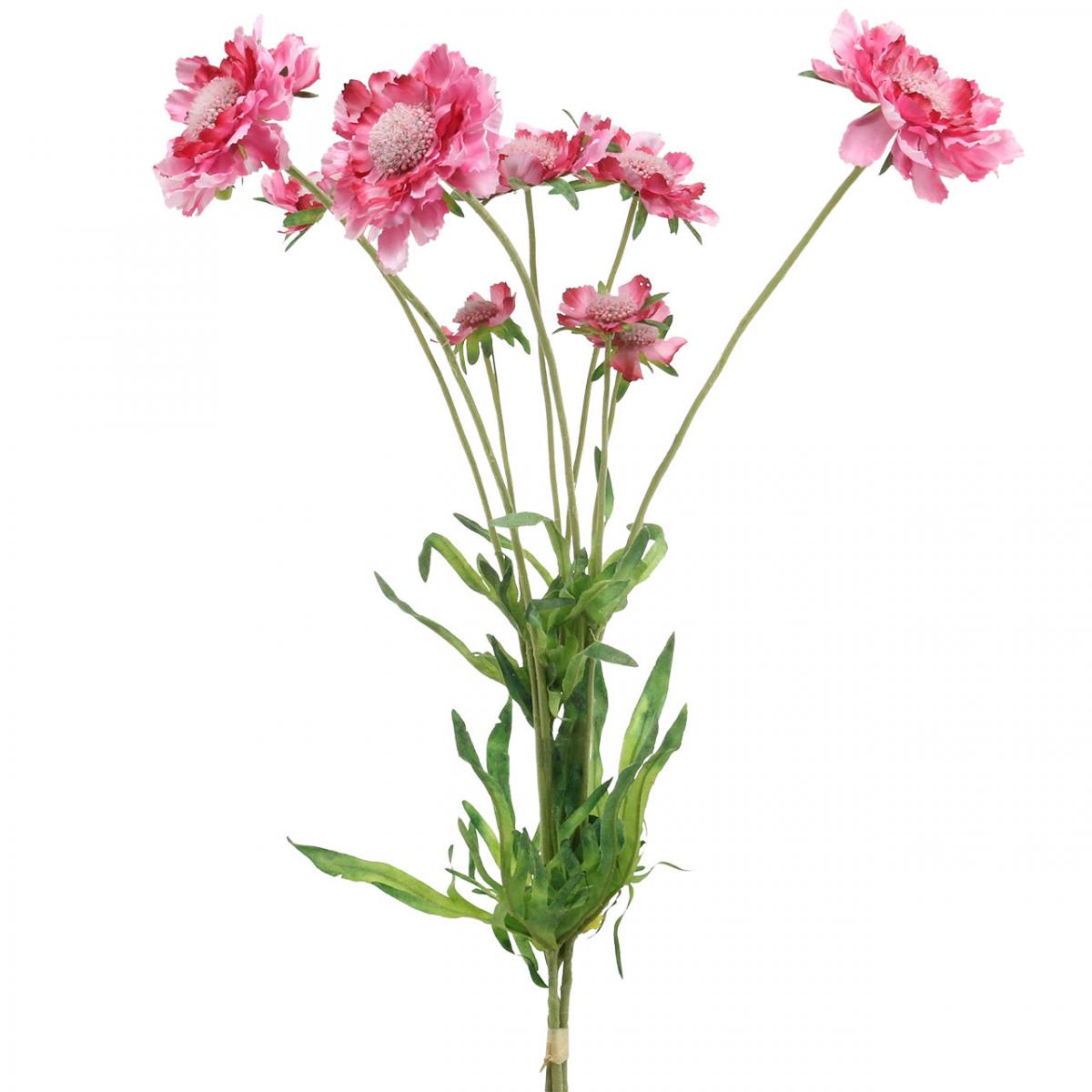 Floristik24.pt Decoração de flores artificiais, flor artificial escabiosa  rosa 64 cm pacote de 3 peças - compre barato online