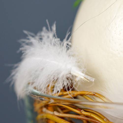 Floristik24 Mola no fio Branco 10m