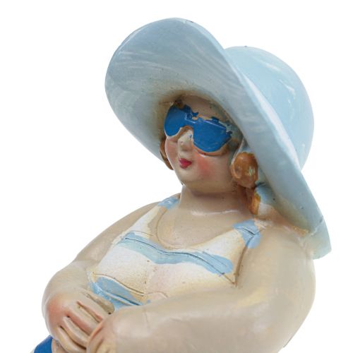 Floristik24 Maritime Deco Ladies Deco Figures Baddeko H10/9,5cm Conjunto de 2