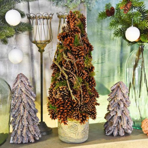 Itens Cone de espuma floral massa floral seca H40cm 2 pcs
