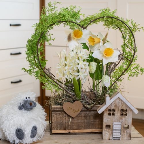 Floristik24 Planta artificial espargos primavera ramo decorativo conectivo verde Alt.108cm