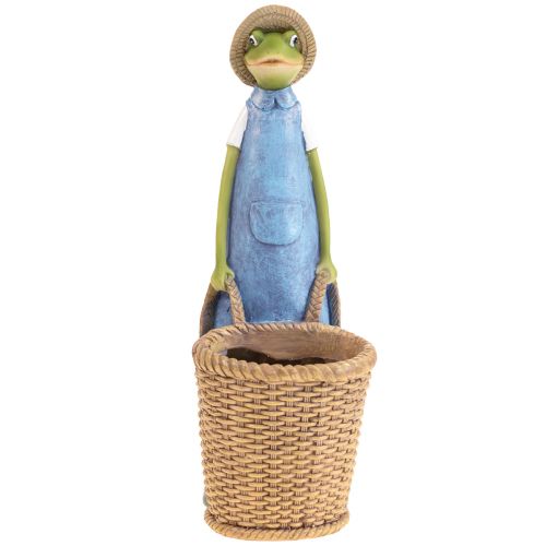 Itens Frog deco cachepot poliresina decoração de mesa verão H31.5cm