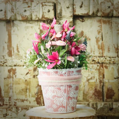 Floristik24 Casca para confecção Branca lavada 13cm 1kg