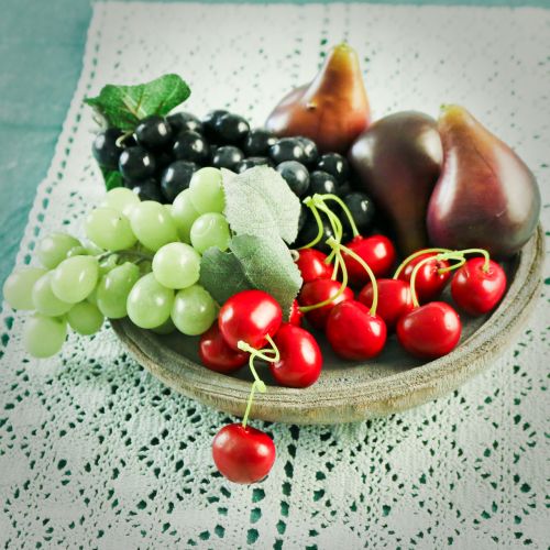 Itens Uvas decorativas pretas 18cm