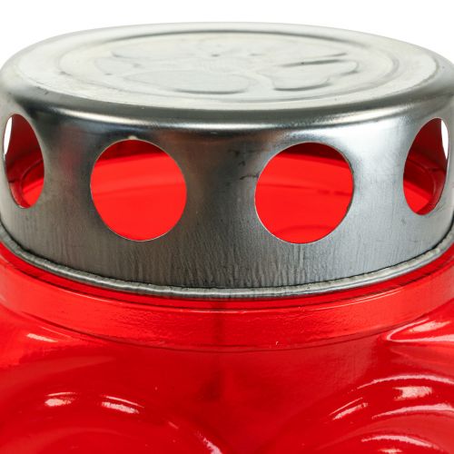 Itens Velas de sepultura coração vermelho luz de luto luz memorial 9×8×15cm 24h 4 pcs