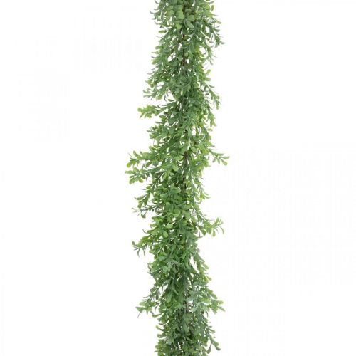 Floristik24 Guirlanda de plantas artificiais, gavinha de buxo, decoração verde L125cm