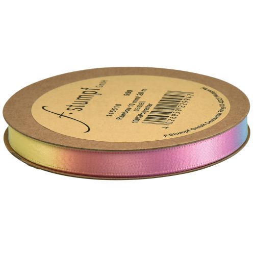 Itens Fita para presente fita arco-íris colorida pastel 10mm 20m