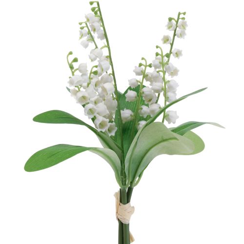 Itens Lírio do vale decorativo flores artificiais primavera branca 31 cm 3 unidades