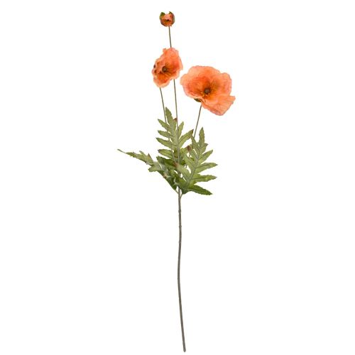 Itens Flores artificiais flores de seda decoração papoulas 75cm