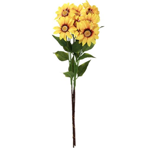 Itens Girassóis Artificiais Flores Decorativas Amarelo 79cm 3 unidades