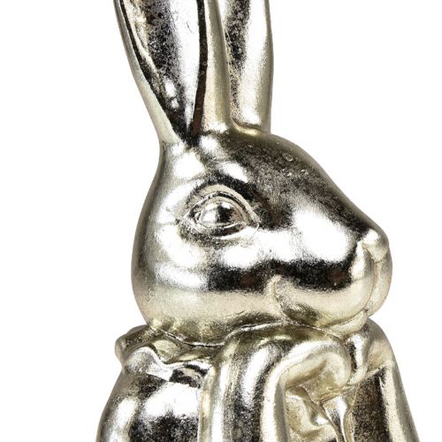 Itens Coelhinho da Páscoa decorativo dourado busto de coelhinho decorativo em cerâmica H23,5cm