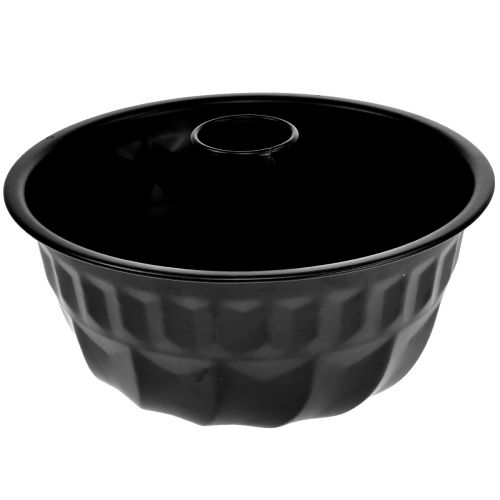 Itens Forma de bolo preta para decoração de cozinha Gugelhupf metal Ø23cm