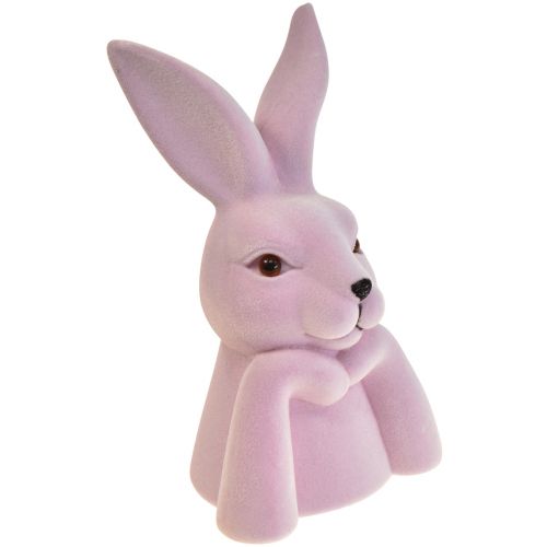 Itens Busto de Coelho Pensando Coelho Roxo Claro – 2ª Qualidade – Páscoa 16,5×13×27cm