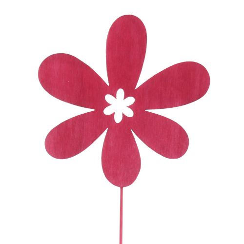 Itens Flor de decoração de primavera plugues flor de madeira 30,5 cm 18 unidades