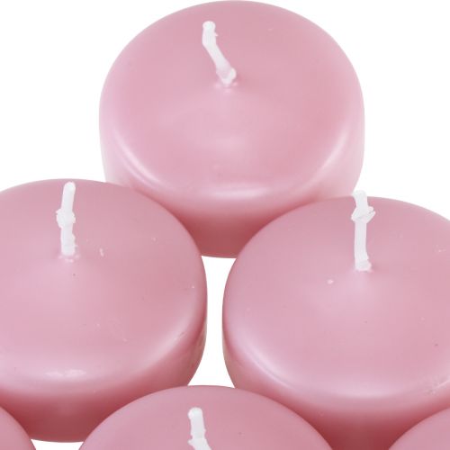 Itens Velas flutuantes velas flutuantes rosa Ø4,5cm Alt.3cm 8 unidades