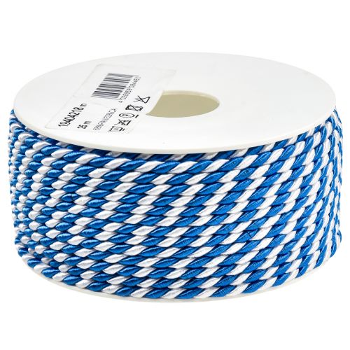 Itens Cordão fita decorativa azul branco para presente fita decorativa 25m