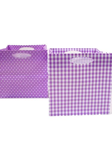 Floristik24 Saco plástico 10,5x10,5cm 16 peças roxo