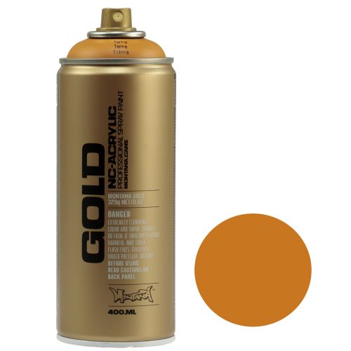 Floristik24 Tinta Spray Spray Ocre Montana Gold Terra Matt 400ml