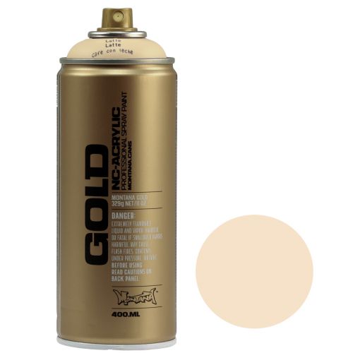 Tinta Spray Spray Bege Montana Gold Latte Matt 400ml