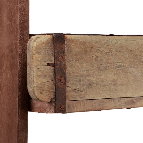 Itens Caixa de plantador de madeira em forma de tijolo, cesta de madeira suspensa Alt.60cm