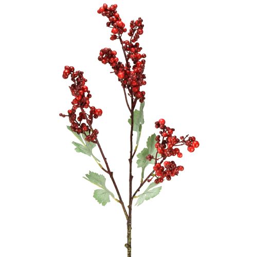 Itens Ramo de frutas artificiais vermelho ramo artificial decoração de natal 74cm